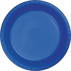 Cobalt Blue Dinner Plates 50ct, 9in