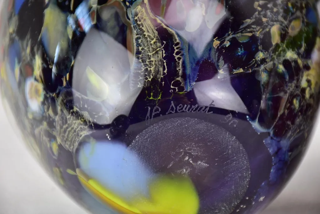 Collection of three Murano glass vases from the 1950's