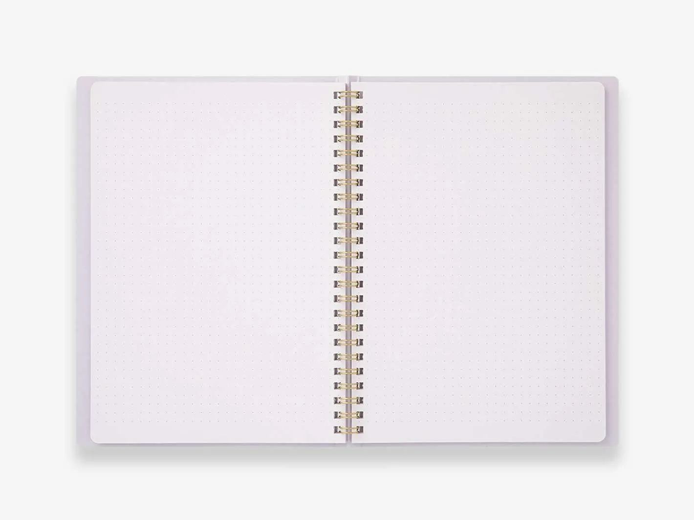Color Dot Grid Ring Notebook Lilac