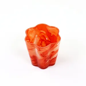 Coral Large Petal Votive
