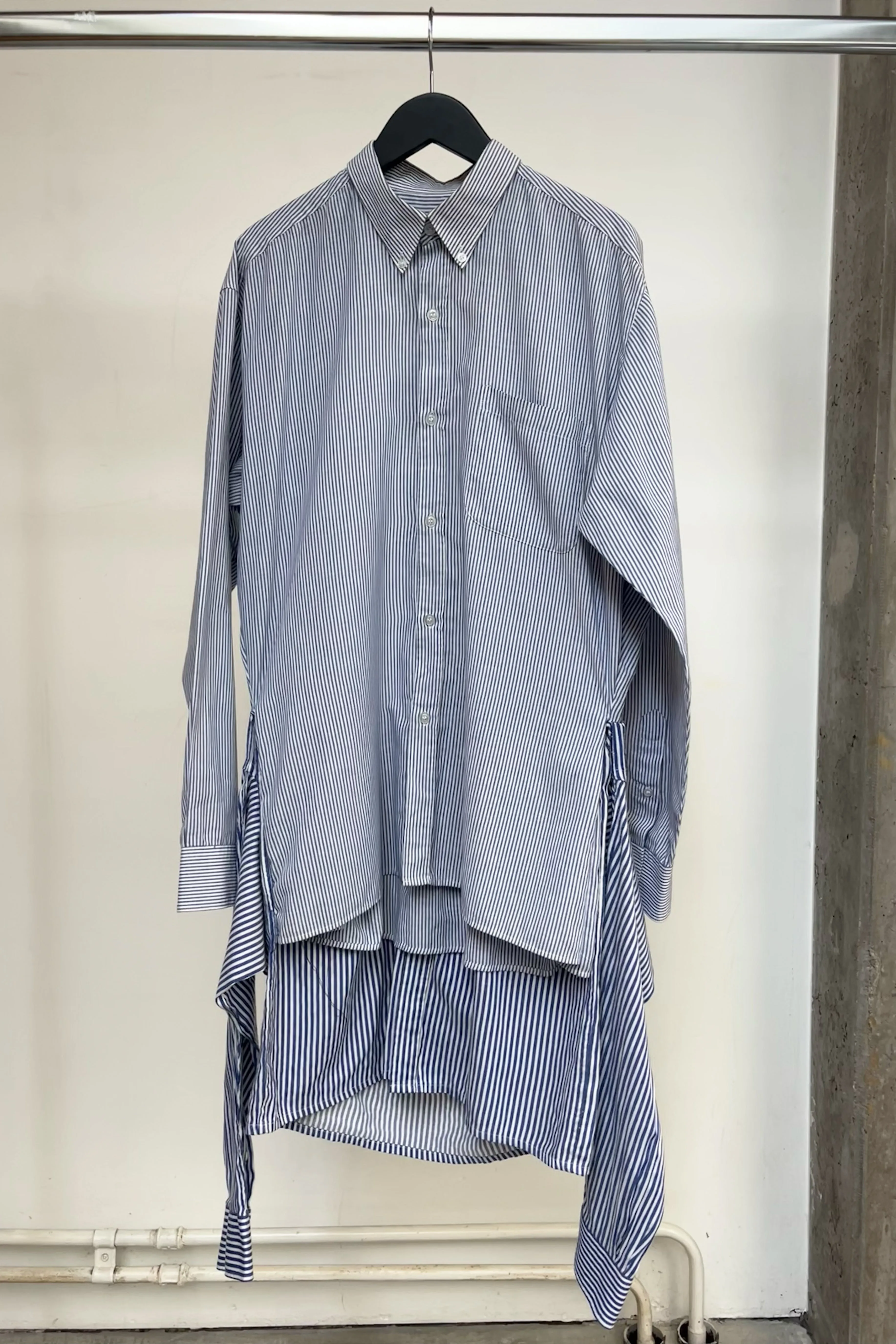 COX shirt stripes blue
