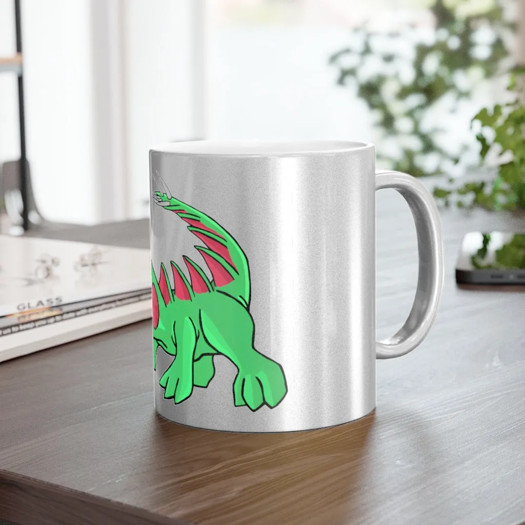Crocodilas Metallic Mug (Silver / Gold)