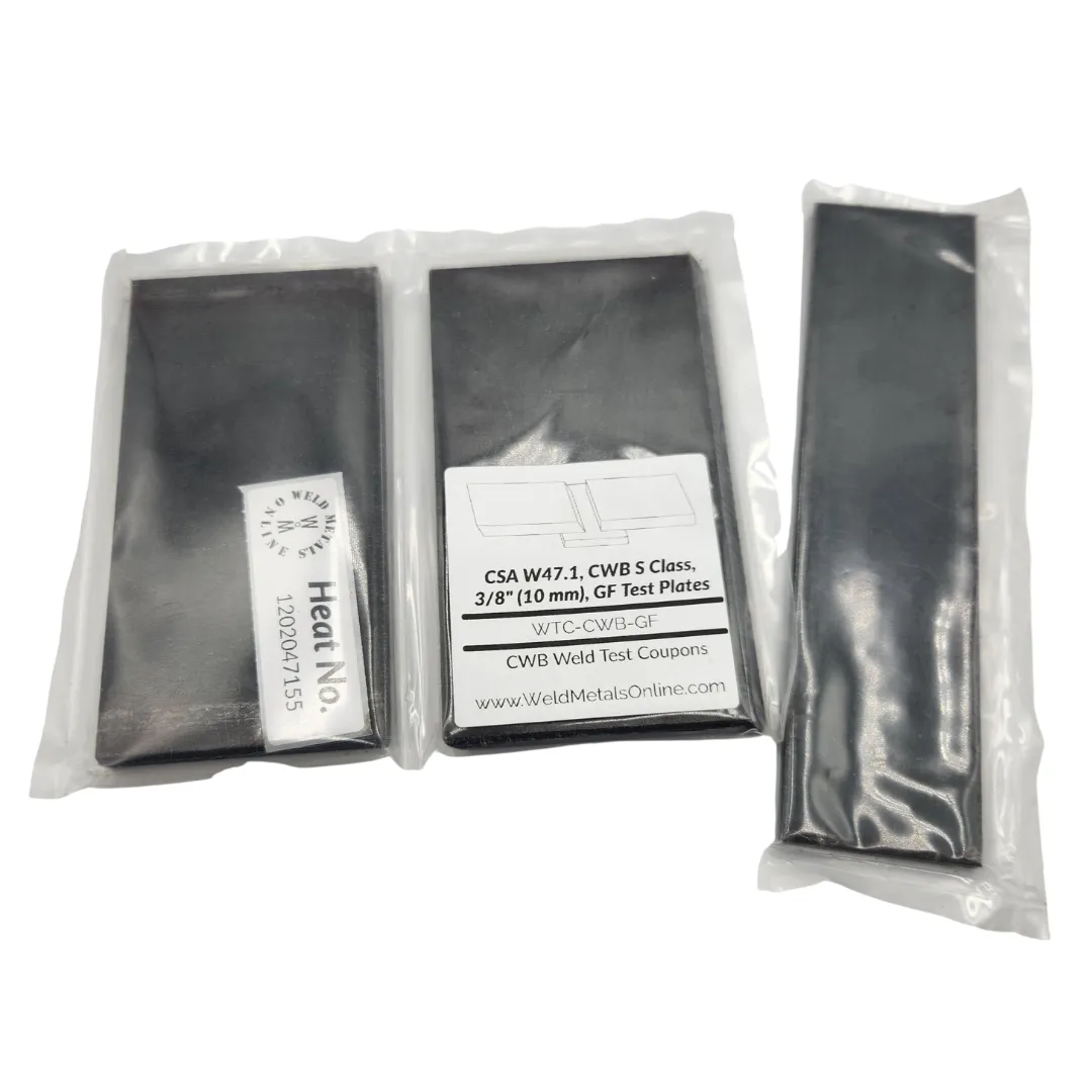 CSA W47.1, CWB S Class, GF Weld Test Coupons