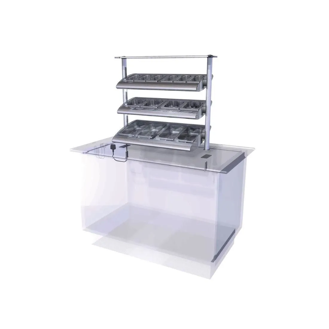 CW604 Designline Drop In Ambient Cutlery/Condiment Unit CCU2