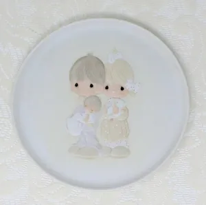 Decorative Plate, Enesco, Precious Moments, Rejoicing With You, Vintage 1981, SOLD