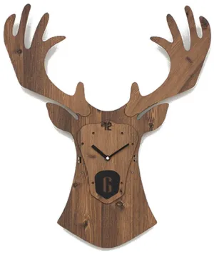 Deer Head Clock