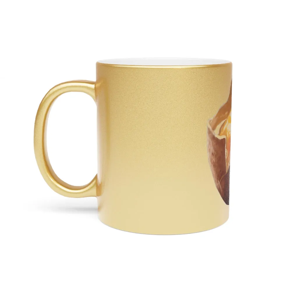 Egg Metallic Mug (Silver / Gold)