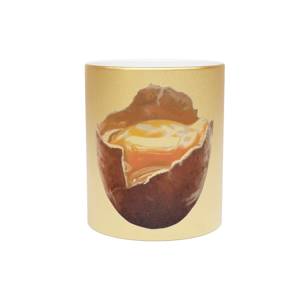 Egg Metallic Mug (Silver / Gold)