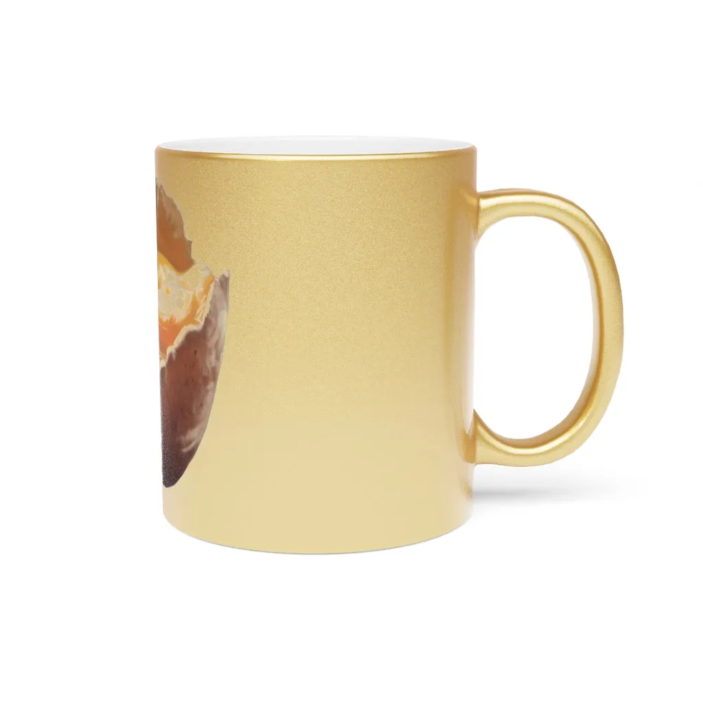 Egg Metallic Mug (Silver / Gold)