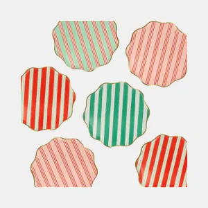 Festive Stripe Side Plates
