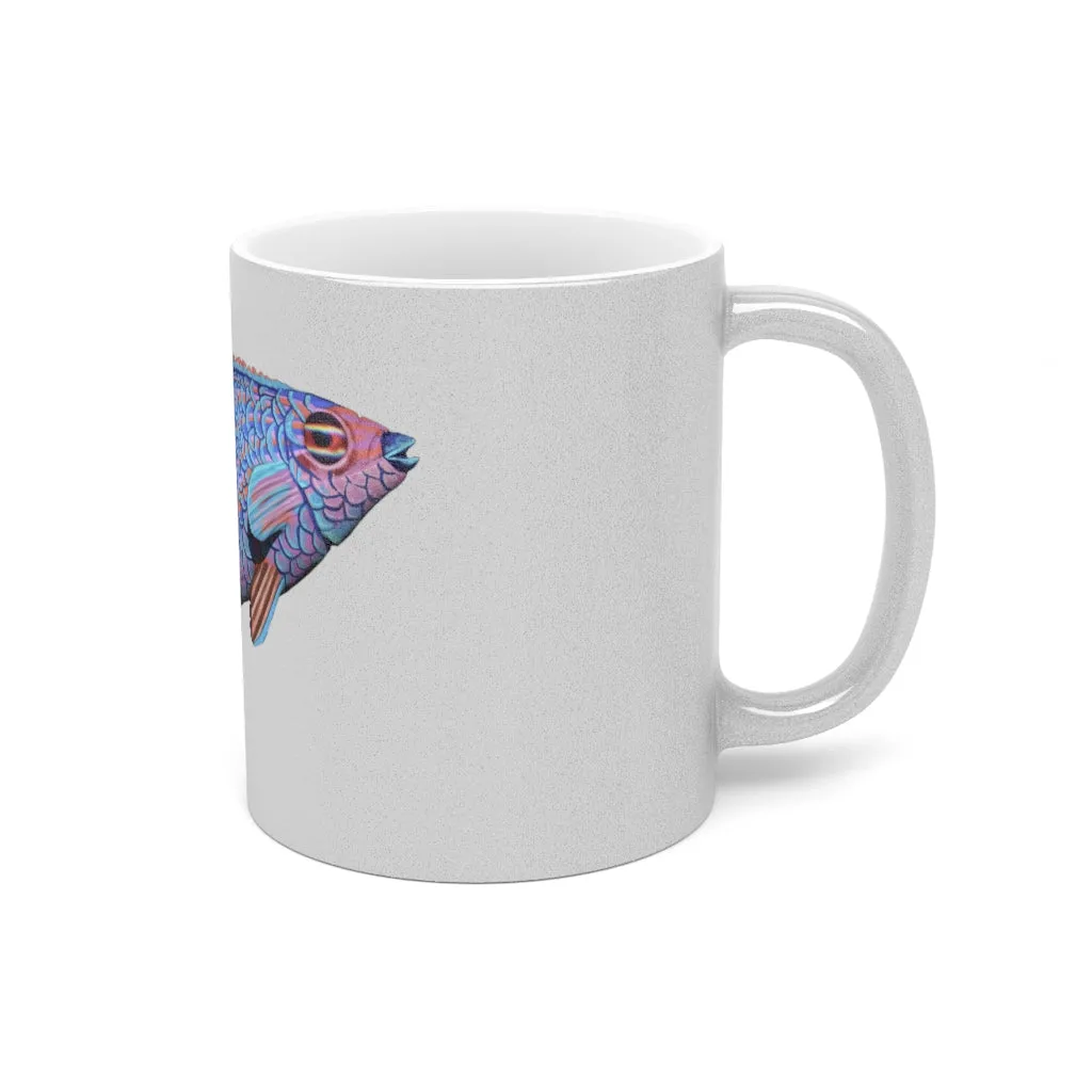 Fish Metallic Mug (Silver / Gold)
