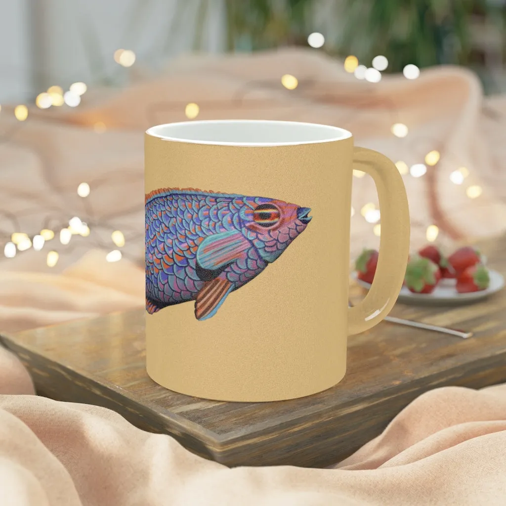 Fish Metallic Mug (Silver / Gold)