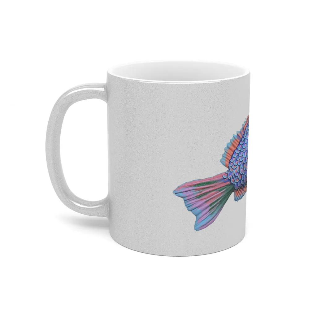 Fish Metallic Mug (Silver / Gold)