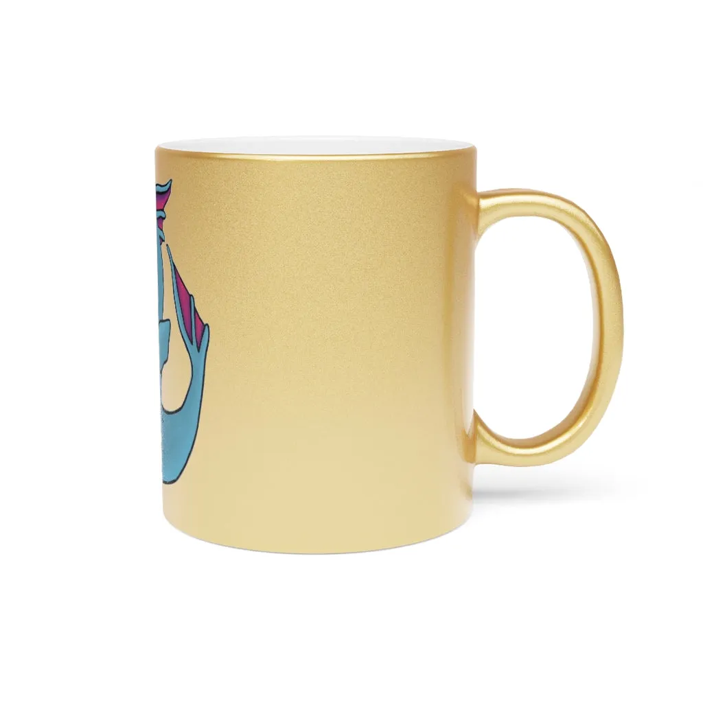 Flozo Metallic Mug (Silver\Gold)