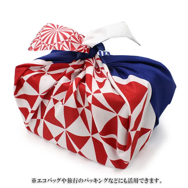 Furoshiki, Japanese Traditional Handkerchief Wrapping Cloth - Eco Cloth Series Mt.Fuji Kiriko Glass Pattern