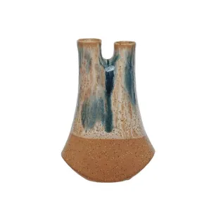 Glazed Double-Neck Vase