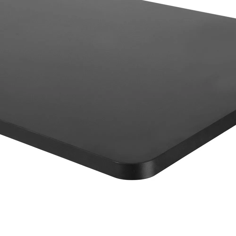 Glossy Black L-shape Standing Desk Top 160CM - Artiss