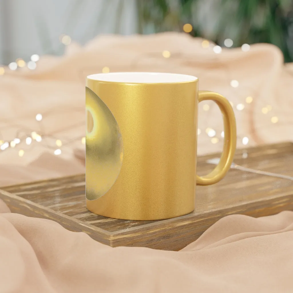 Gold Material Metallic Mug (Silver / Gold)