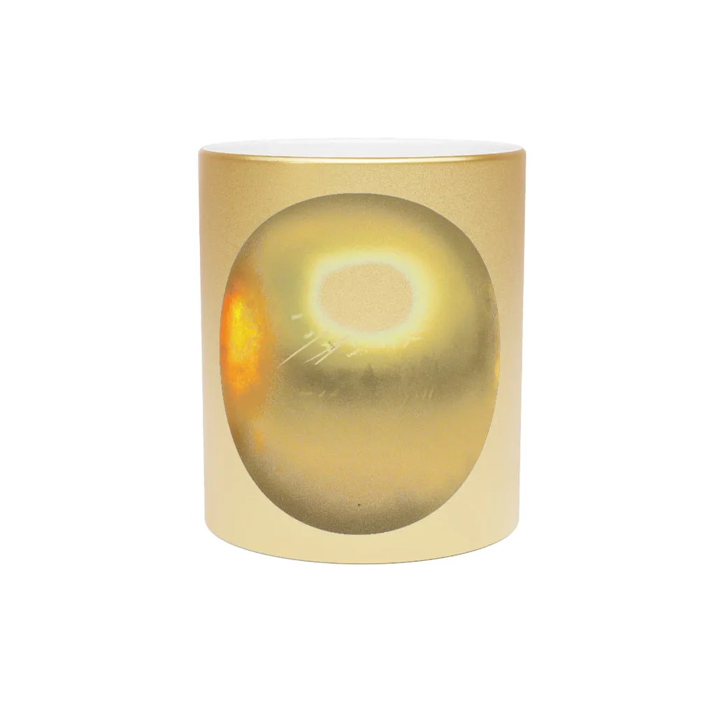 Gold Material Metallic Mug (Silver / Gold)