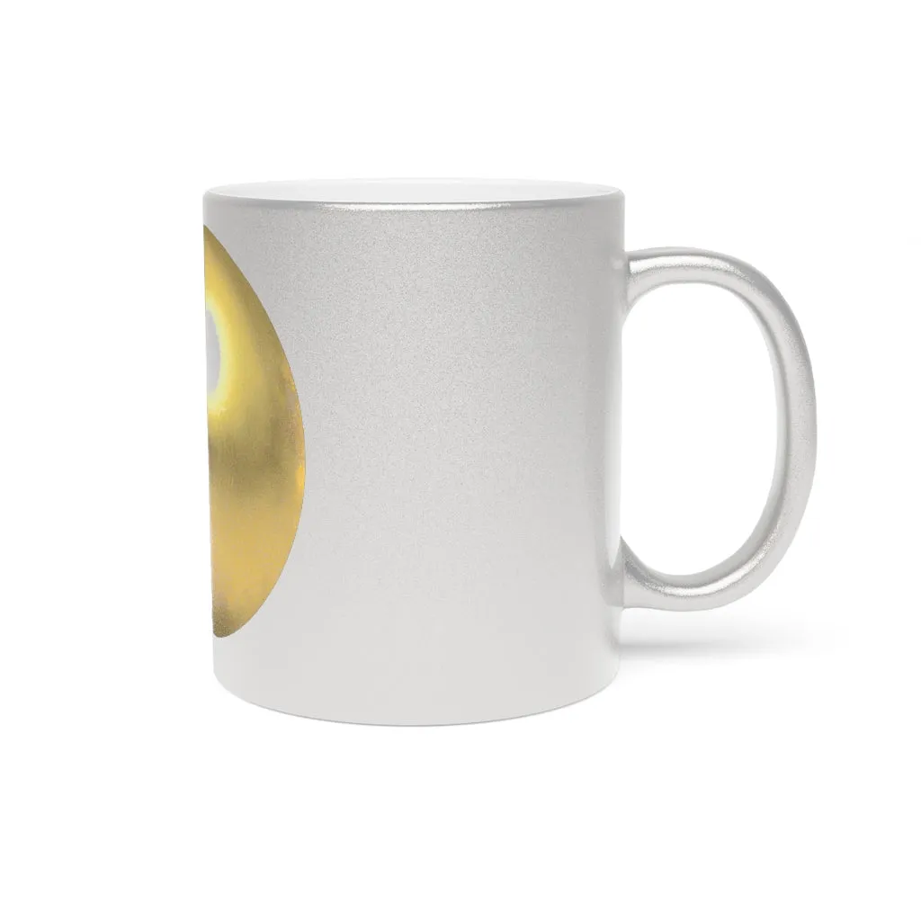 Gold Material Metallic Mug (Silver / Gold)