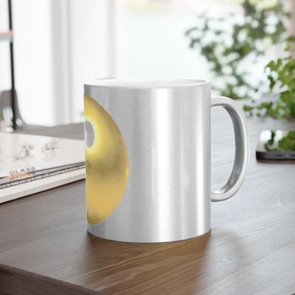 Gold Material Metallic Mug (Silver / Gold)