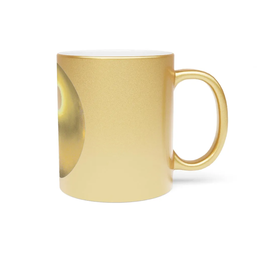 Gold Material Metallic Mug (Silver / Gold)