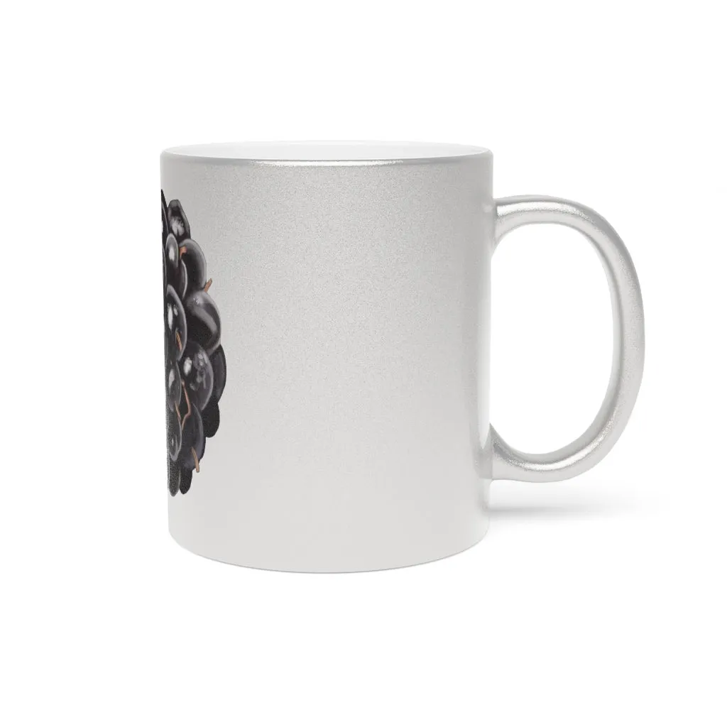 Grape Metallic Mug (Silver / Gold)