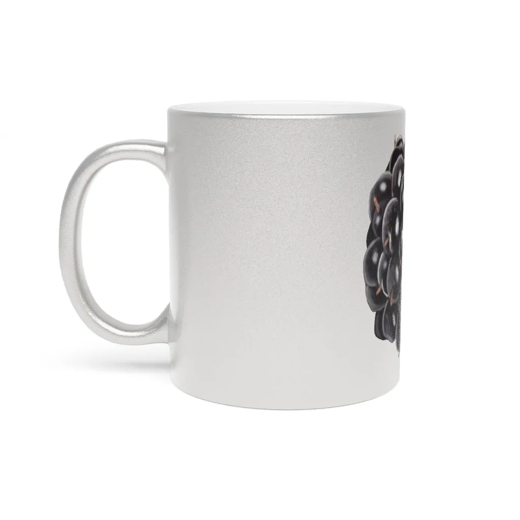 Grape Metallic Mug (Silver / Gold)