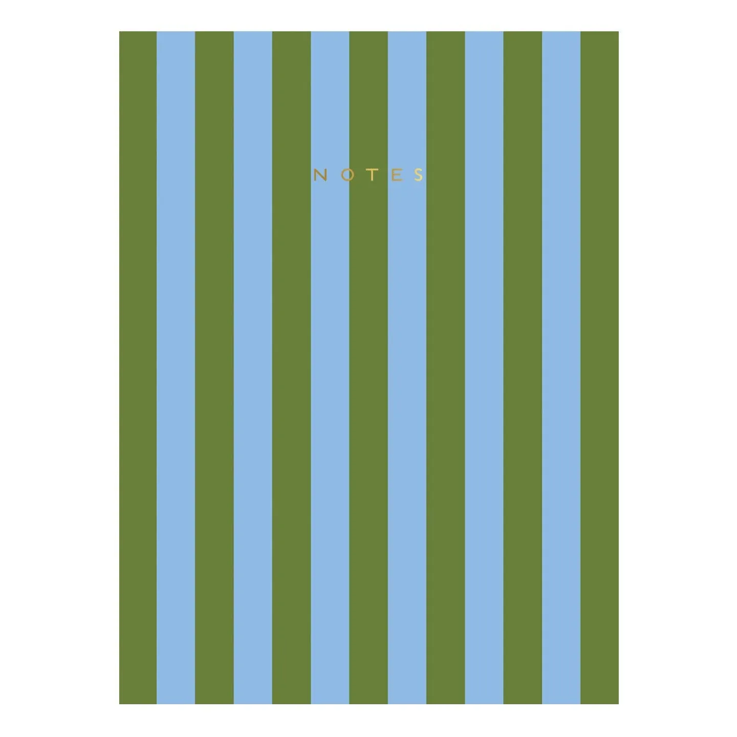 grass stripe notebook
