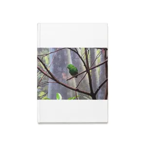 Green Bird Hardcover Journal (A5)