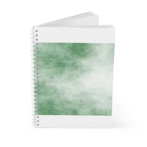 Green Clouds Spiral Notebook