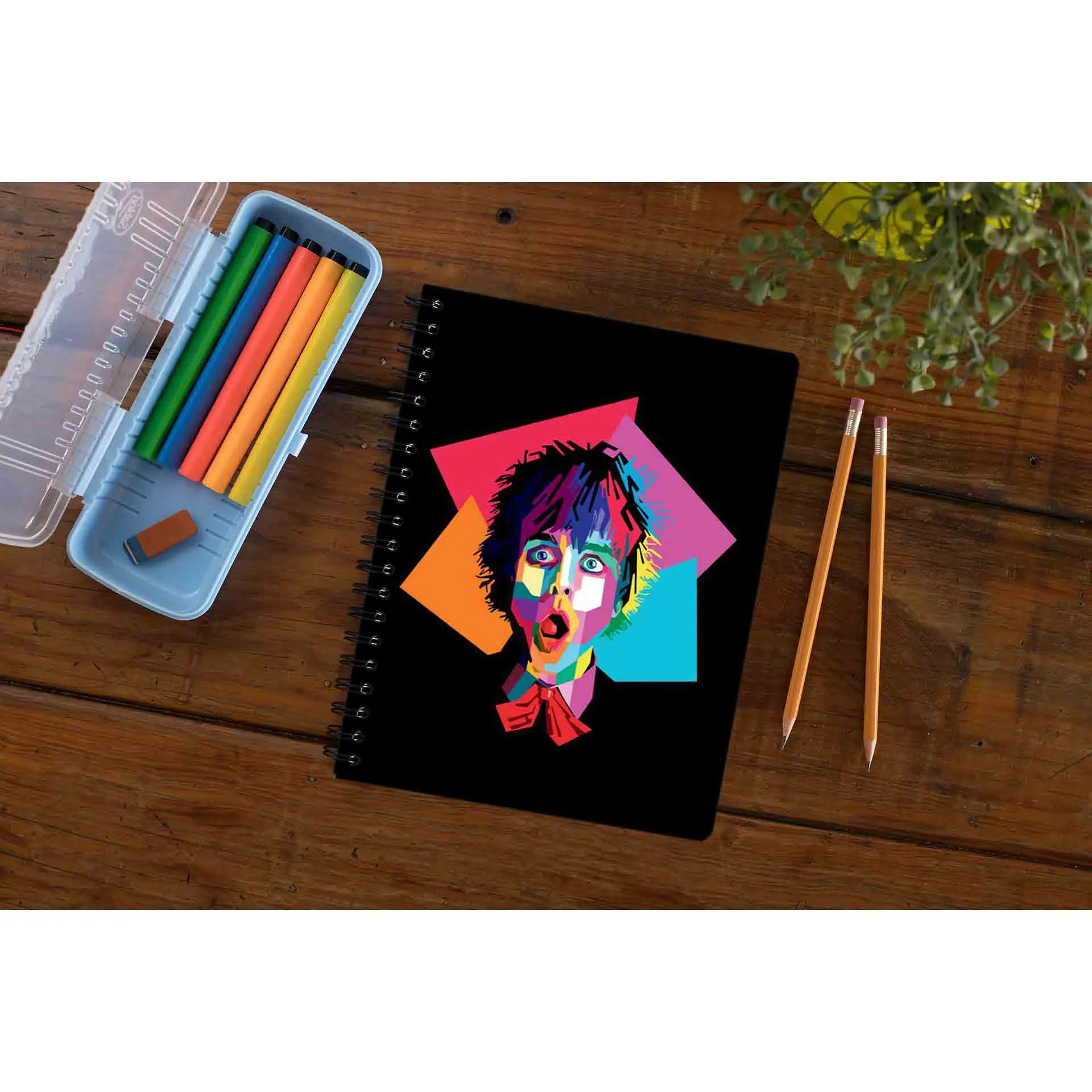 Green Day Notebook - Pop Art