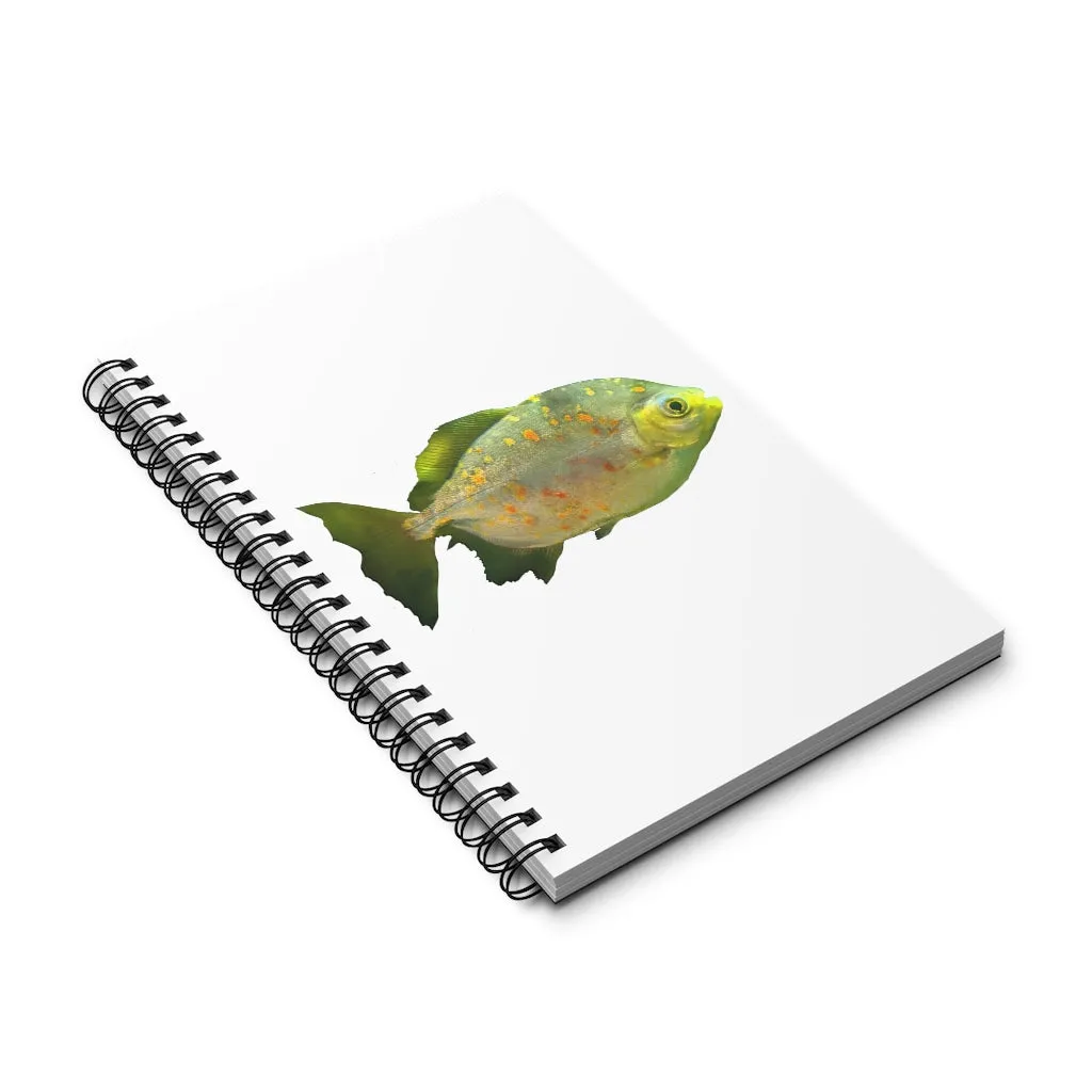 Green Fish with Specs Spiral Journal (EU)