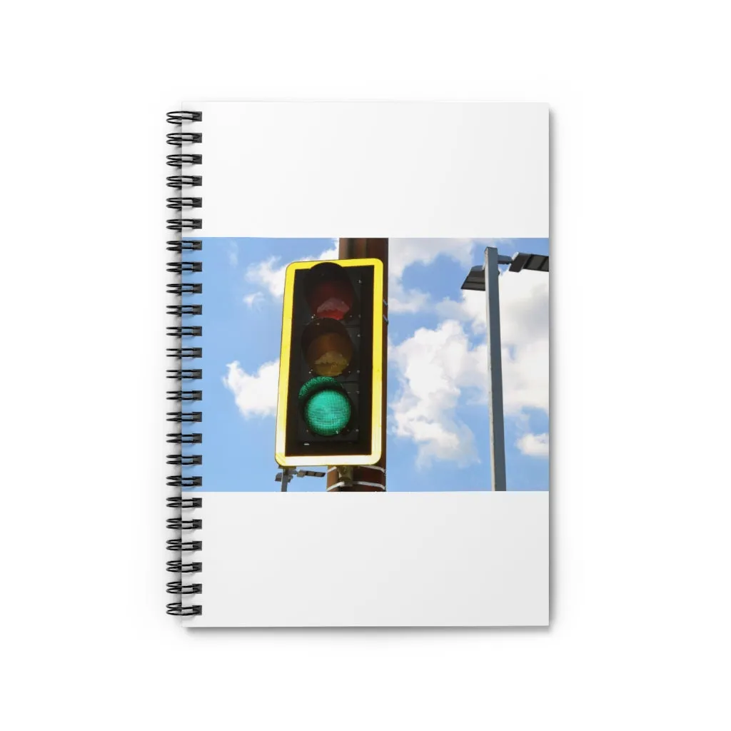 Green Light Spiral Notebook - Ruled Line