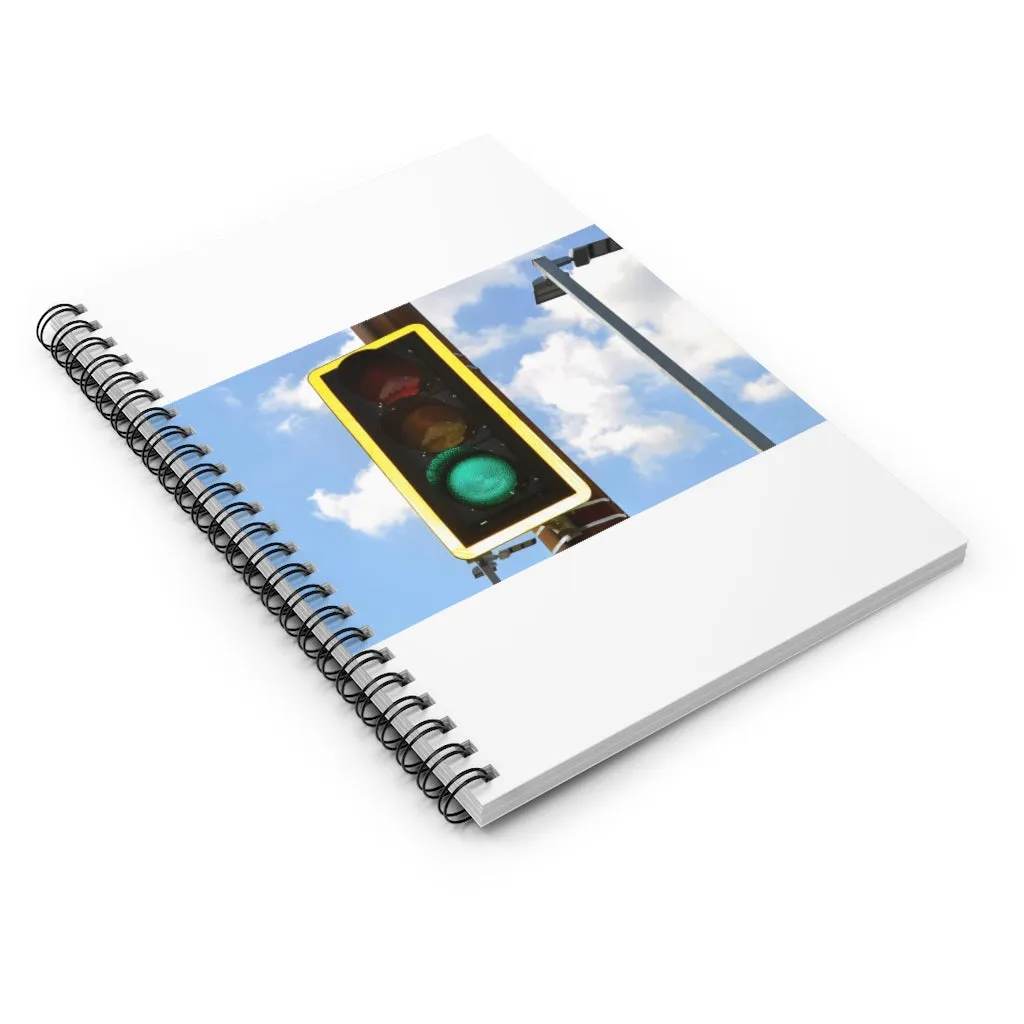 Green Light Spiral Notebook - Ruled Line