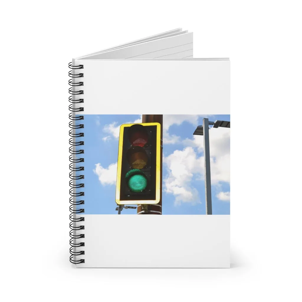 Green Light Spiral Notebook - Ruled Line