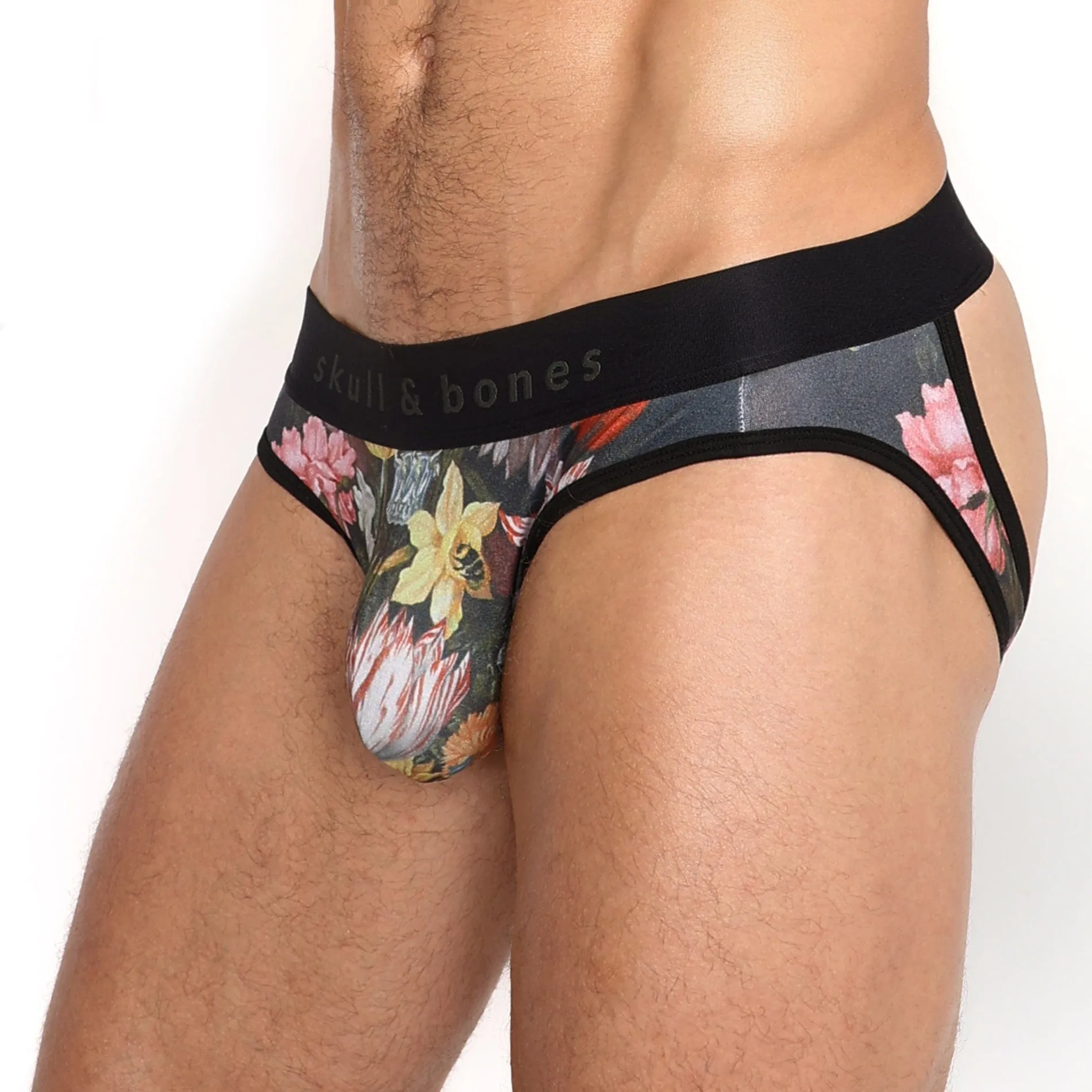 Hand Painted Floral Bouquet Y-Jock