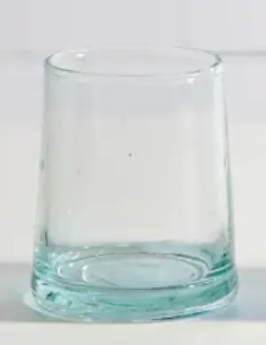 Handblown Clear Glassware, Two Sizes
