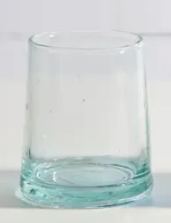 Handblown Clear Glassware, Two Sizes