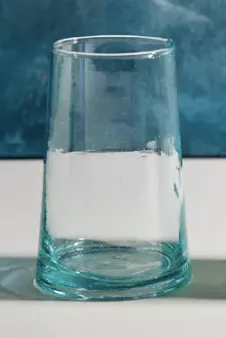 Handblown Clear Glassware, Two Sizes