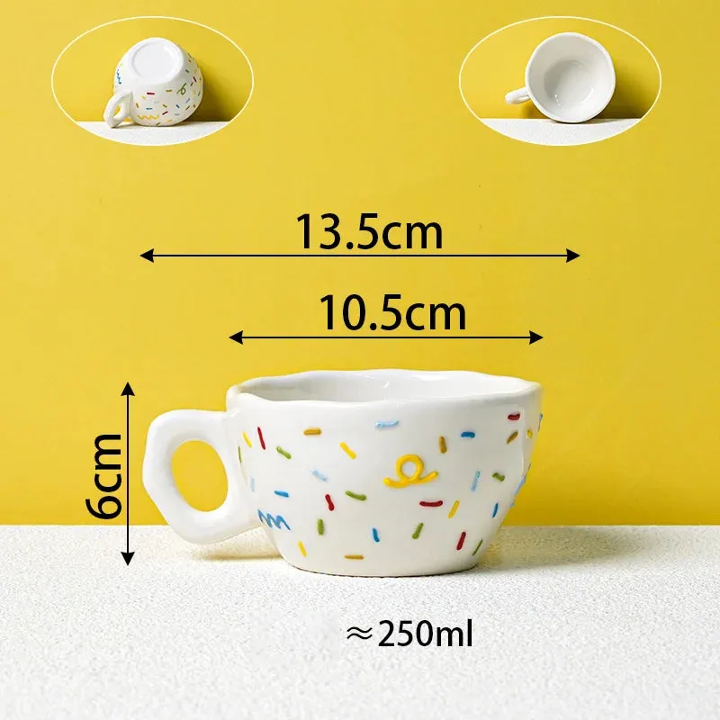 Handheld Irregular Ceramic Dinner Plates