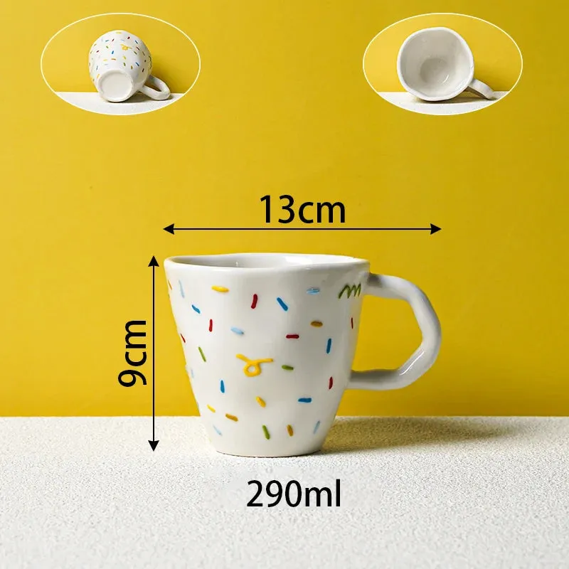 Handheld Irregular Ceramic Dinner Plates