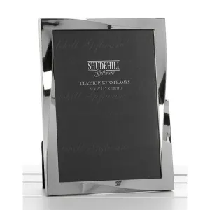 Joe Davies 5x7 Polished Silver Twist Photo Frame