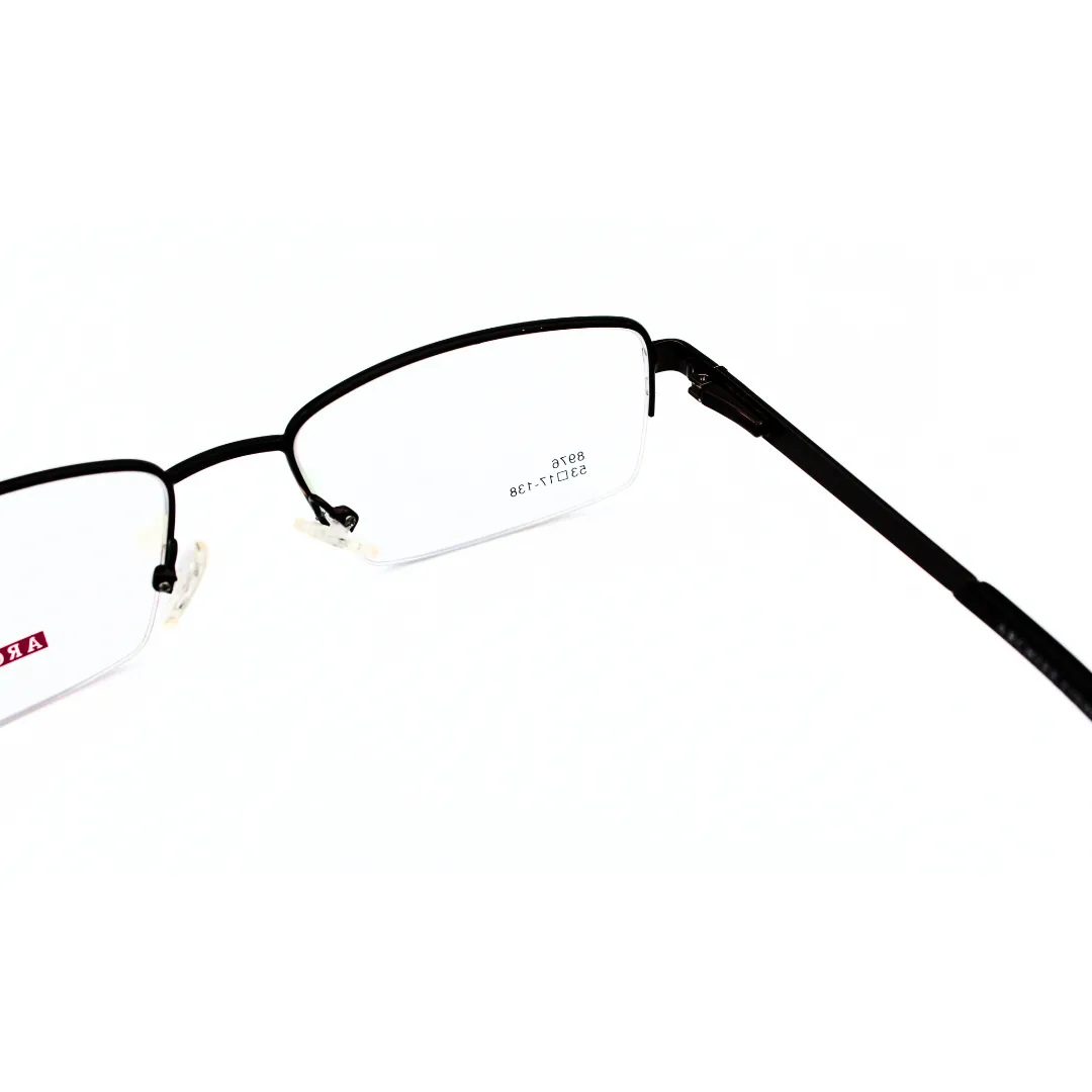 Jubleen's Frame 8976 Supra Brown Eye Glass - Brown rectangle See the World in a New Light with These Stylish Frames
