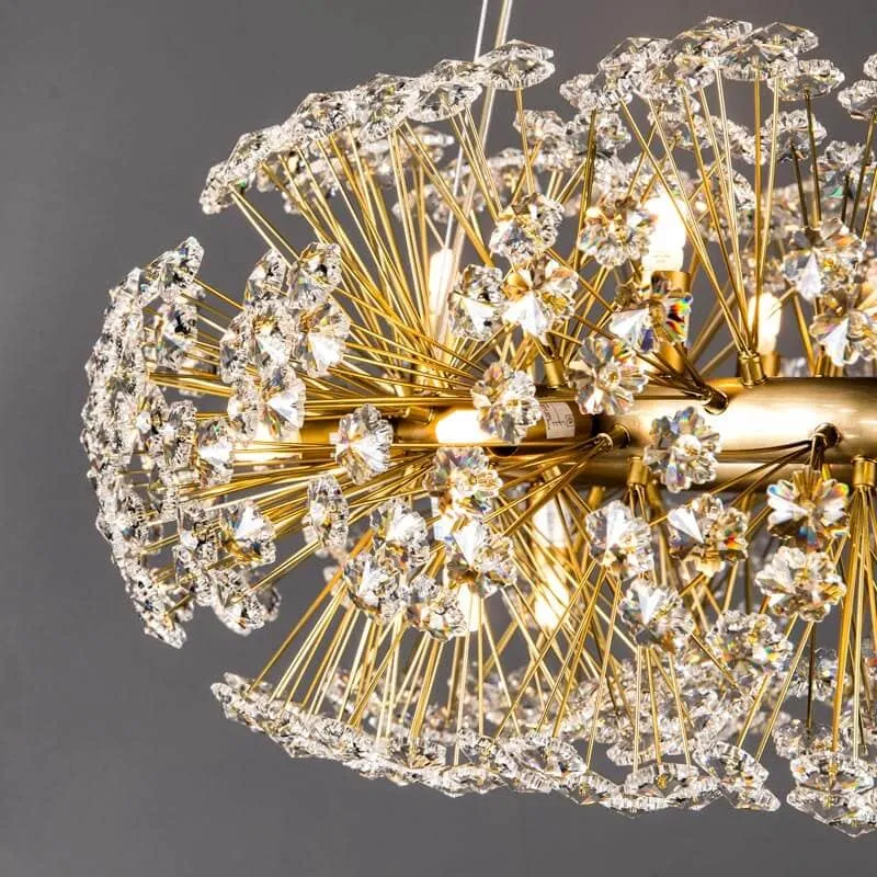 Kansas Round 20 Light Pendant Gold Ceiling Light