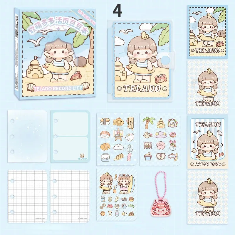 Kawaii Girl Summer Seaside Notebooks