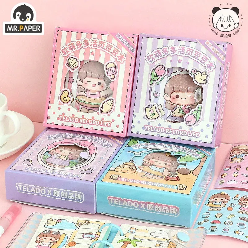 Kawaii Girl Summer Seaside Notebooks