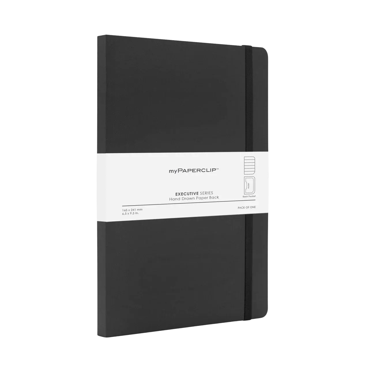 Large Executive Series-Ruled-Black