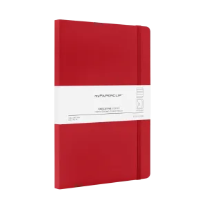 Large Executive Series-Ruled-Red