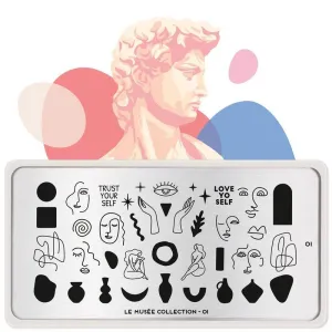Le Musée 01 ✦ Nail Stamping Plate